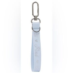 PINK Victorias Secret Ice Blue Wristlet VS Keychain Bag Charm | NWT | Light Blue